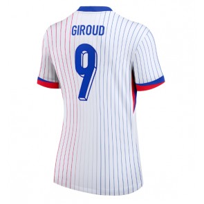 Frankrike Olivier Giroud #9 Bortatröja Kvinnor EM 2024 Kortärmad